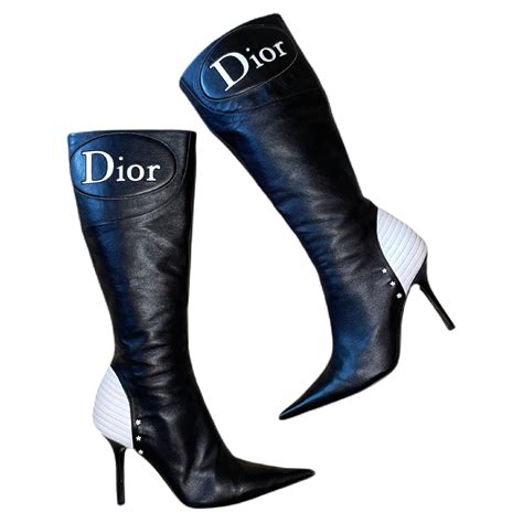 christian dior over the knee boots|Christian Dior boots outlet.